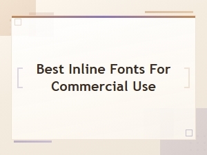 Best Free Inline Fonts for Commercial Use – Top Picks for Designers